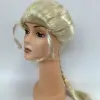 In Frozen, Elsa cosplayed with five braids and a wig. Sister Ice made a pair of sister sets and performed a wig details Picture